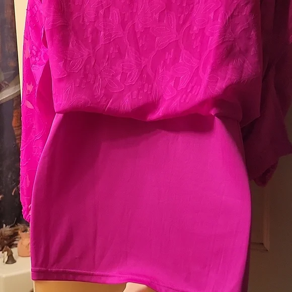 Chaus Bright Fuchsia Top - Picture 6 of 11